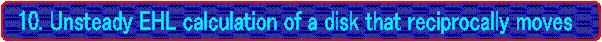  10. Unsteady EHL calculation of a disk that reciprocally moves